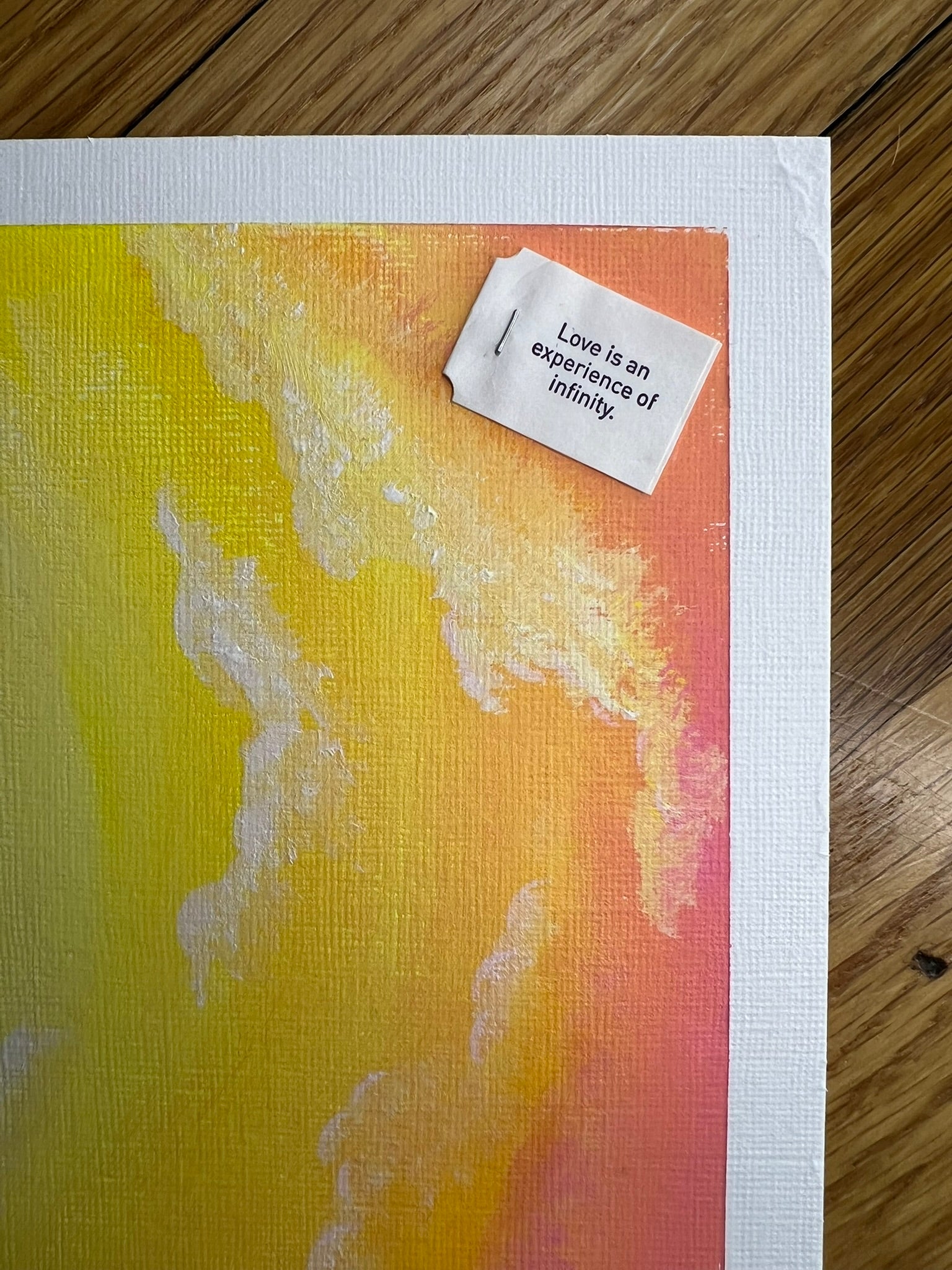 Original spiritual artwork inspired by the energy of warmth and abundance